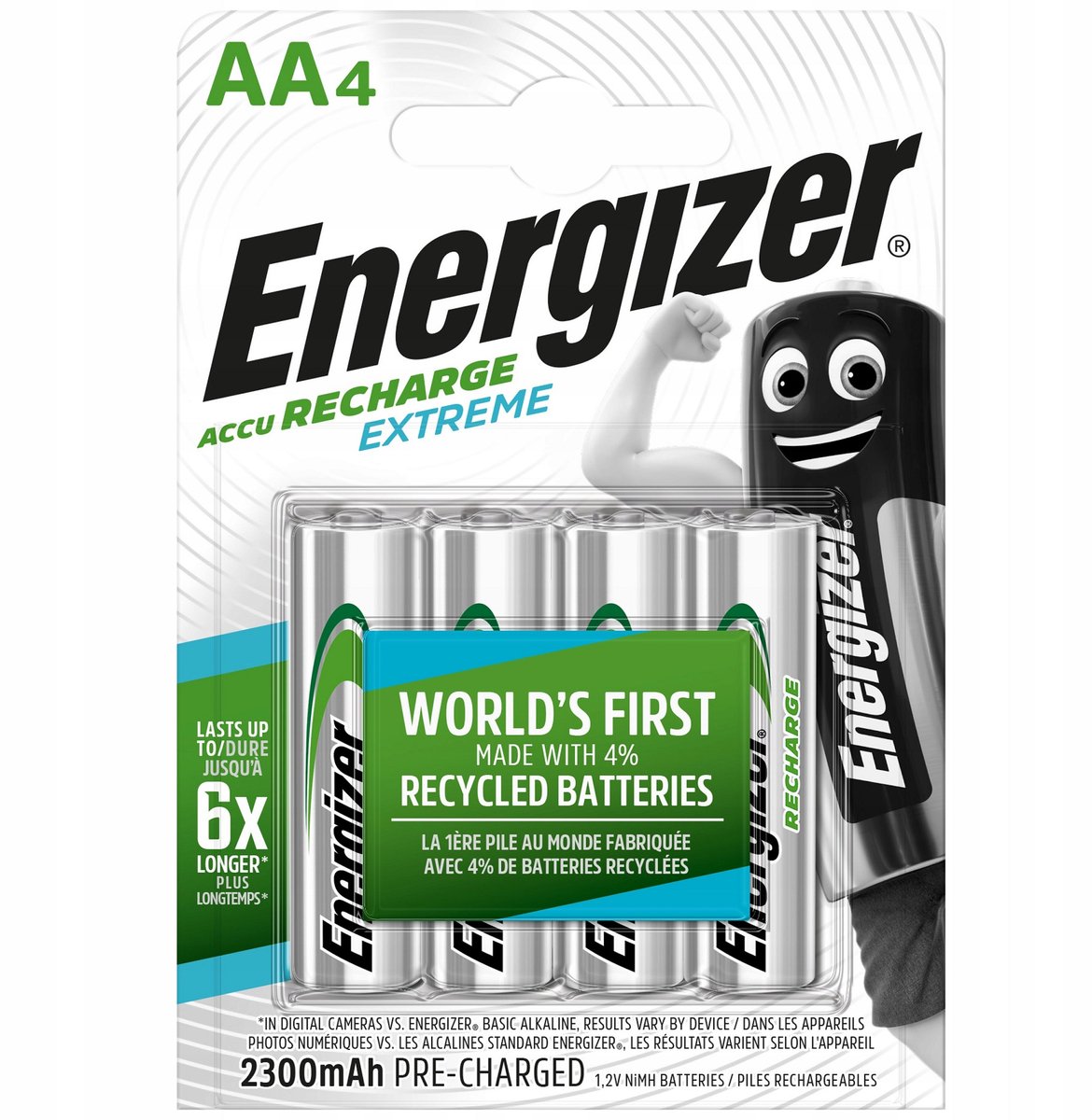 Energizer ENR Recharge Extreme 2300 AA BP4