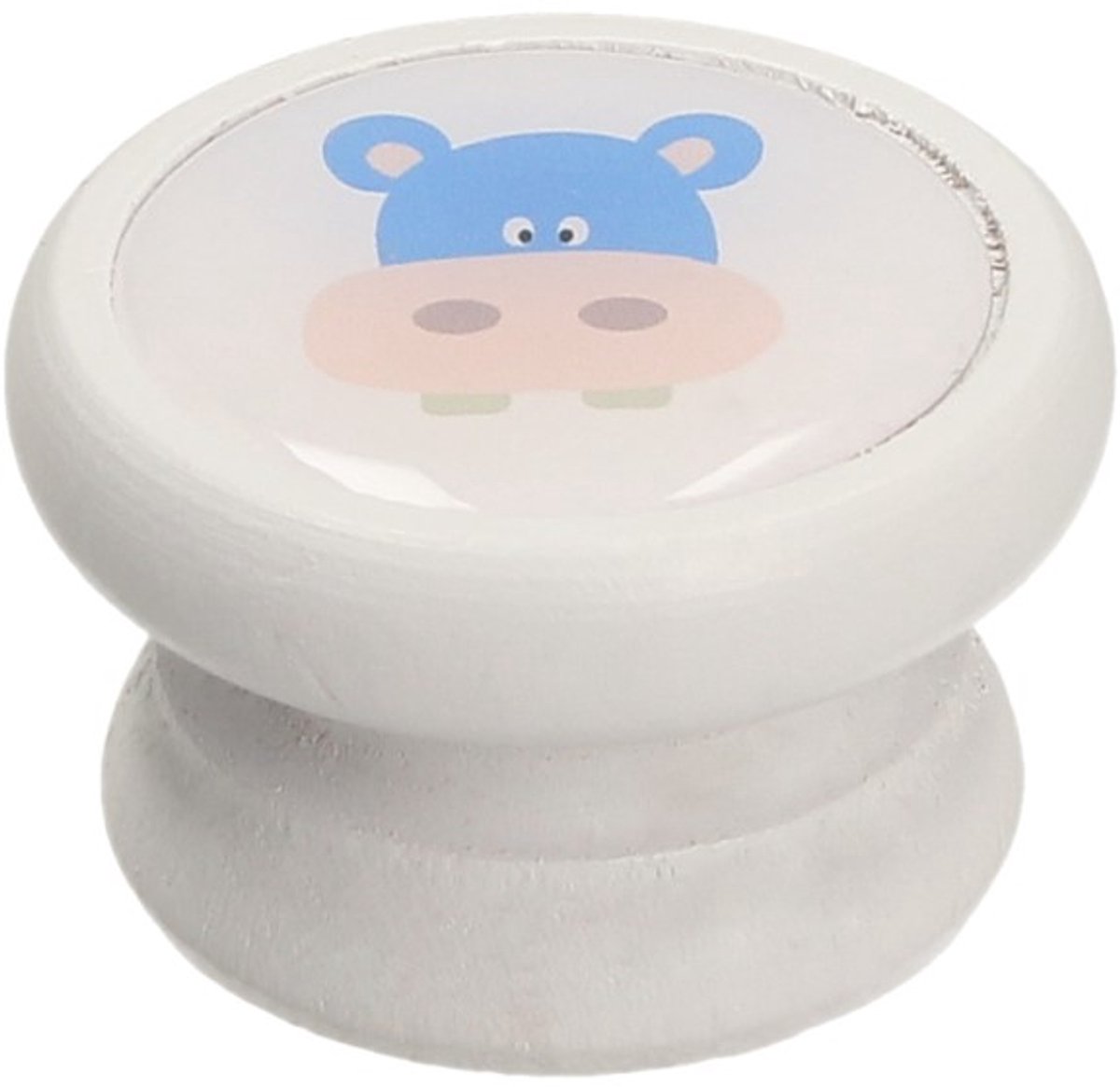 Gamet - Meubelknop - Wit Mat - Hippo