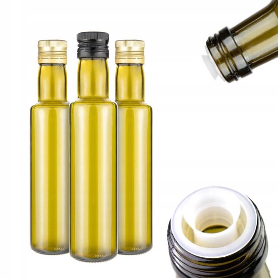 Bimberek Dorica Serie - Olijfolie Flessen - 250ml - Donker Glas - Dispenser van Bimberek — afbeelding 3