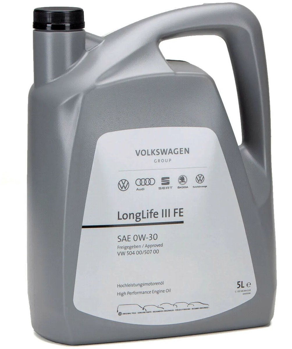 Originele VW Motorolie 5L 0W30 Olie Longlife III FE GS55545M4 G S55545M4 EUR 5W30 ACEA C3