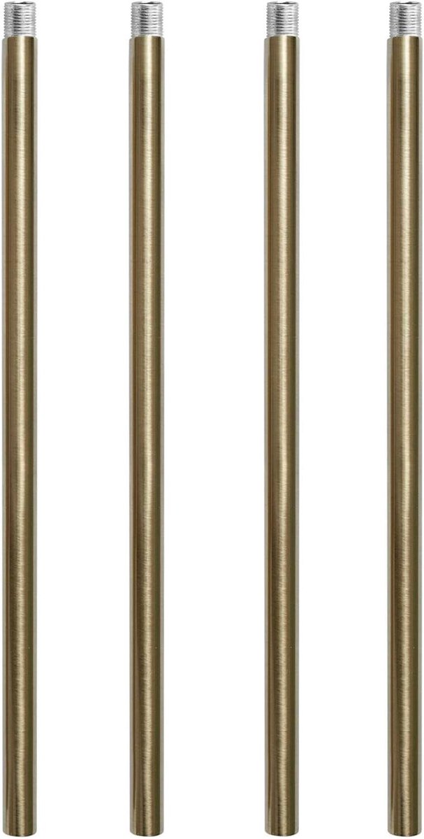 Verlengstang Messing - Lampenbuis Verlenger - Verlichting Ophangen - Roestvrij Corrosiebestendig - 305 cm - Gepolijst Messing