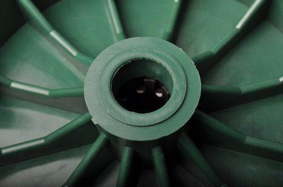 Kruiwagenwiel - 4.00-8 - luchtband en kunststof velg - 250 kg maximale belasting - 20 mm asgat/naafdiameter - inclusief rollager van HBM — afbeelding 3