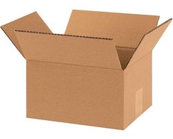 Imballaggi Point - Havana Cardboard, 2-Wave, 47 x 31 x 36 cm, Packaging Boxes for Shipping and Moving, Protective, Robust and Durable, Set of 10