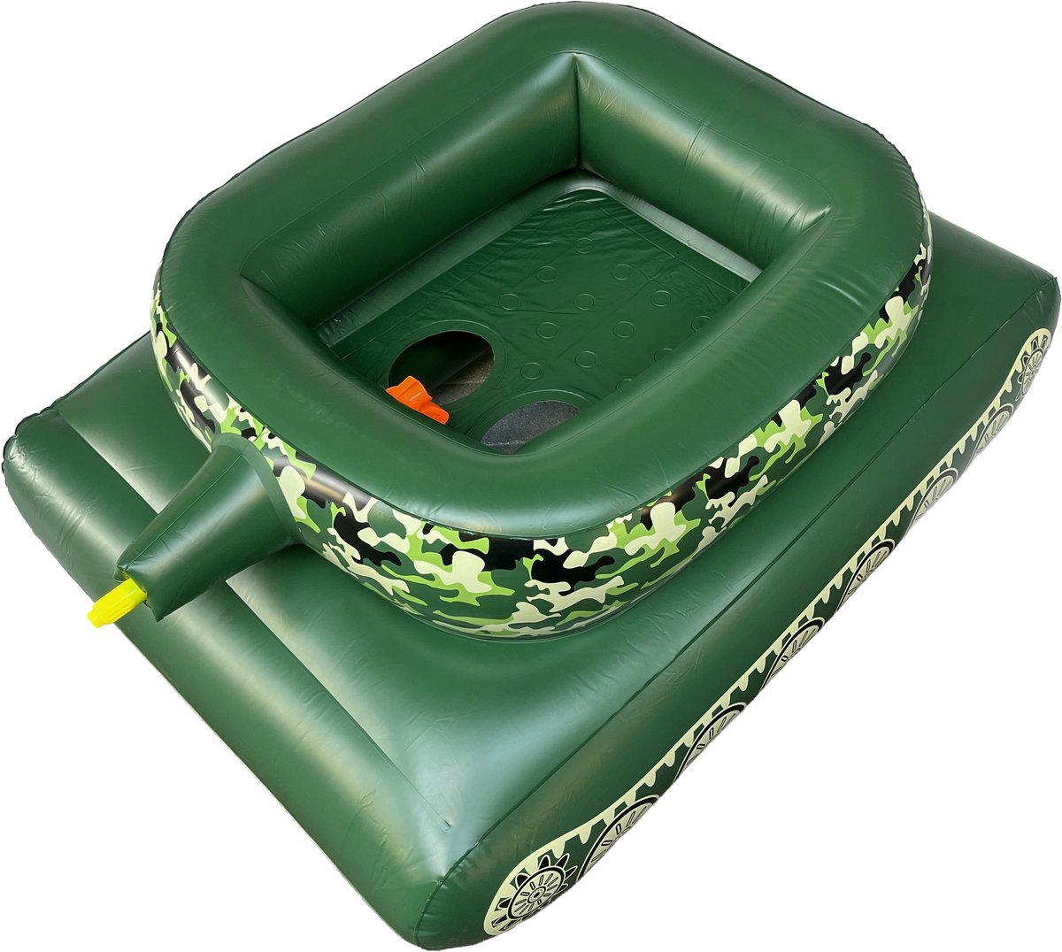 ZwemcoPool Opblaasbare Tank - Waterspelletje Zwembad - Met waterkanon - 155 x 112 x 61 cm – foto 8