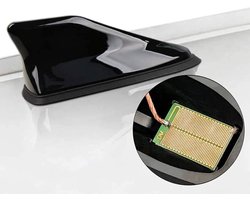 Haaienvin Antenne Afdekking - Dakantenne Cover - Auto Decoratie - Universele Montage - 9.5 x 7.9 x 17 cm - Wit