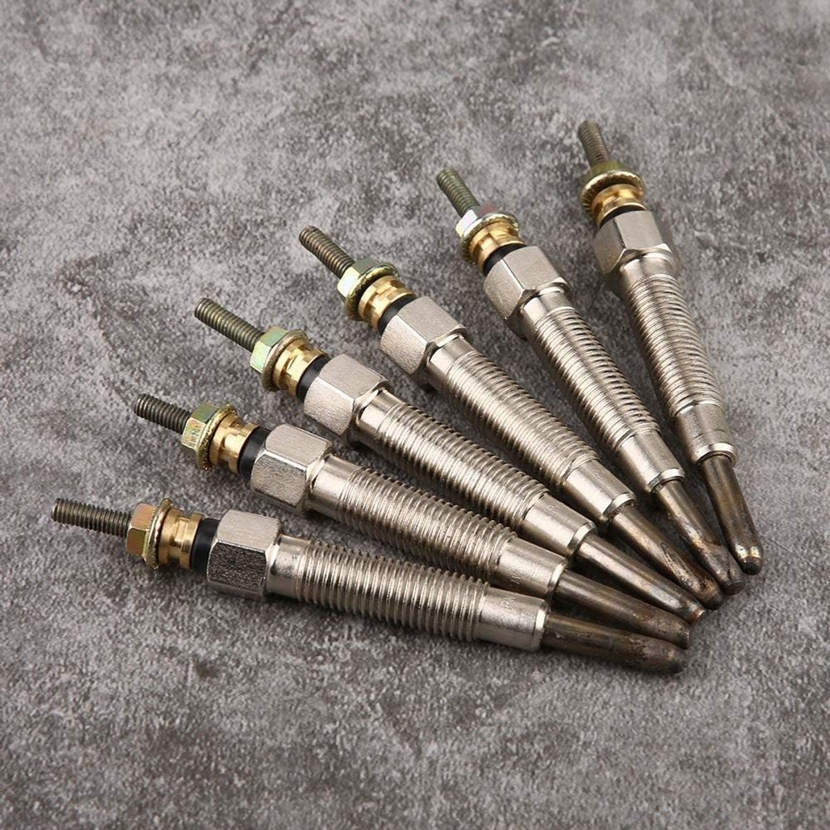 Gloeibougies Dieselverwarming - Verwarmingsonderdelen Diesel - Motor Starten - Hoge Hardheid Duurzaam - 10 cm - Zilver