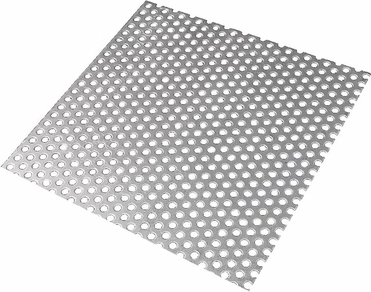 Vierkante Afvoerafdekking - Doucheputdeksel Rioolzeef - Voorkomt Verstoppingen - 304 Roestvrij Staal - 10 x 10 cm - Zilver