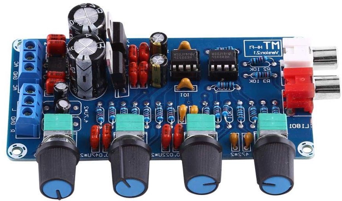 HIFI Voorversterker Board - Audio Versterker Module - Muziek Geluid Verbeteren - Hoge Conversiesnelheid - 105 mm x 54 mm
