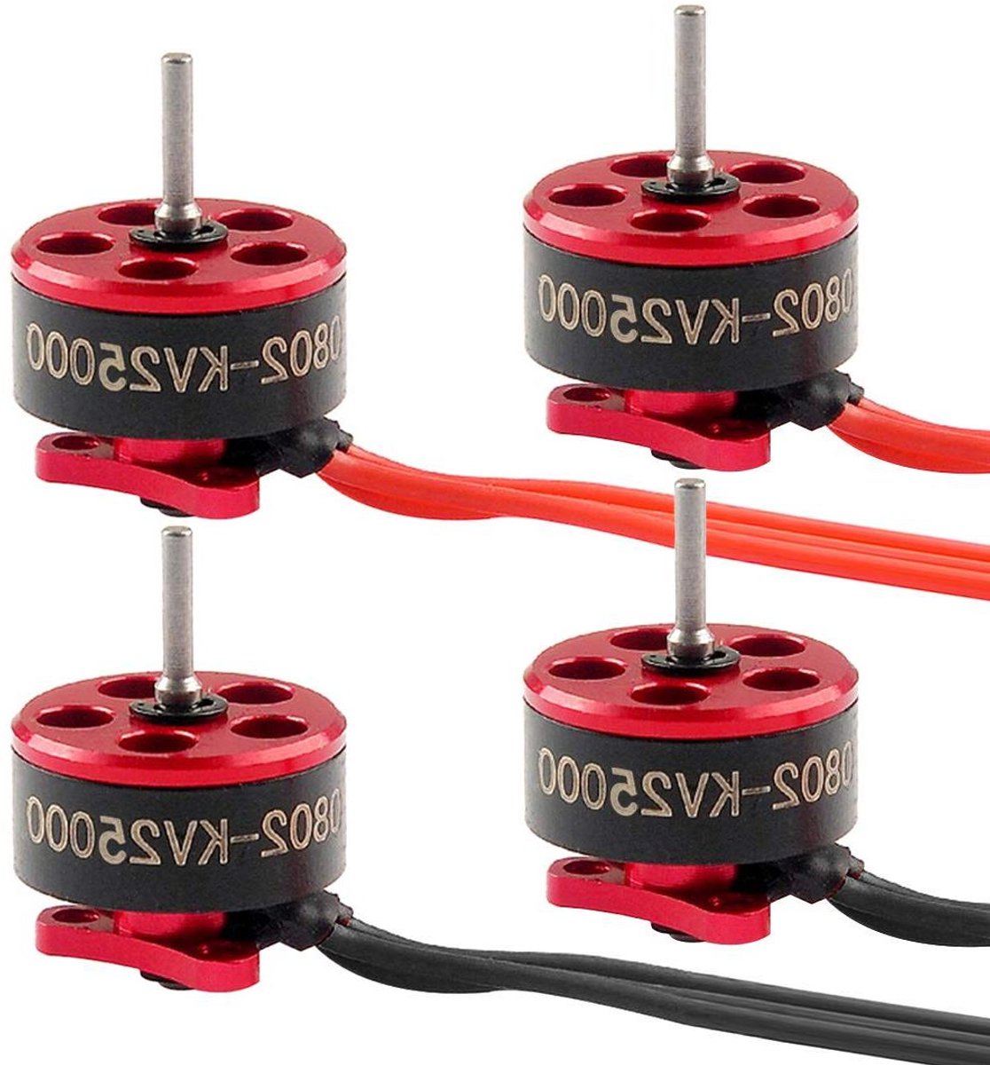 Borstelloze Motor - Mini Motor Drone - FPV Racing - Dubbele E-clip ontwerp - 1.9g - Zwart