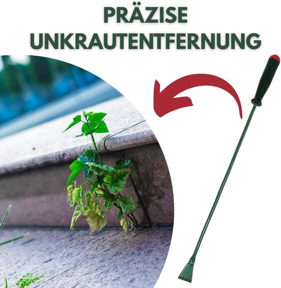 Aspergesteker Onkruidsteker - Tuingereedschap Staal - Onkruid Verwijderen - Gemaakt in EU - 58 cm - Metaal — afbeelding 3
