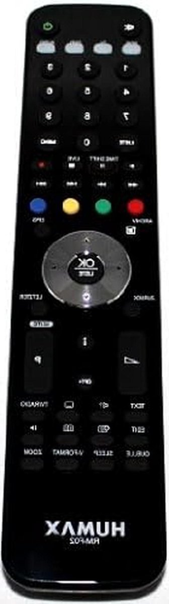 Afstandsbediening Humax - RM-F02 PDR iCord - TV Bediening - Specifiek Model - 10 Meter Bereik - Zwart