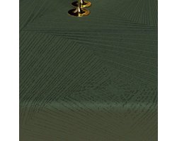 Soleil d'ocre Rechthoekig tafelkleed, vuilafstotend, 150 x 250 cm, luxe, groen