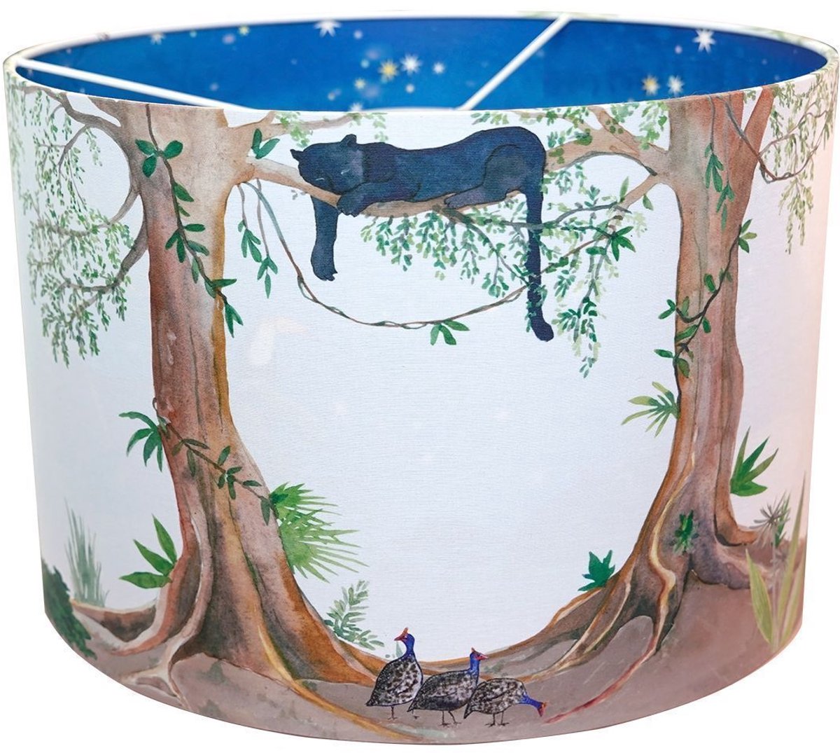 Jungle hanglamp 25x35 cm | Voor Baby- & Kinderkamer | Geproduceerd in NL | Eigen Ontwerp | Hartendief Design | Plafondlamp | Verlichting | Hanglampen