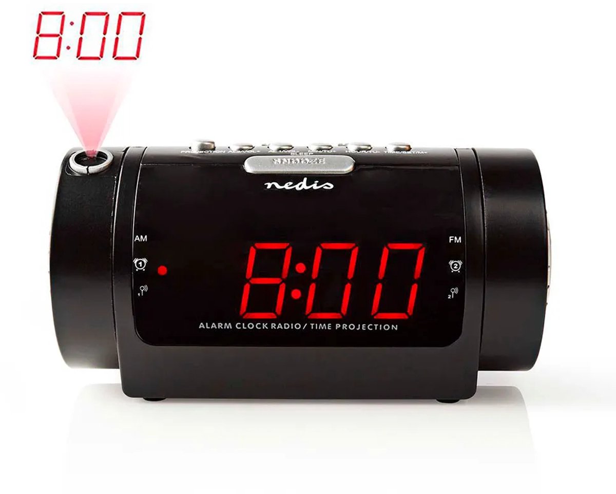 NEDIS CLAR005BK Wekker radio