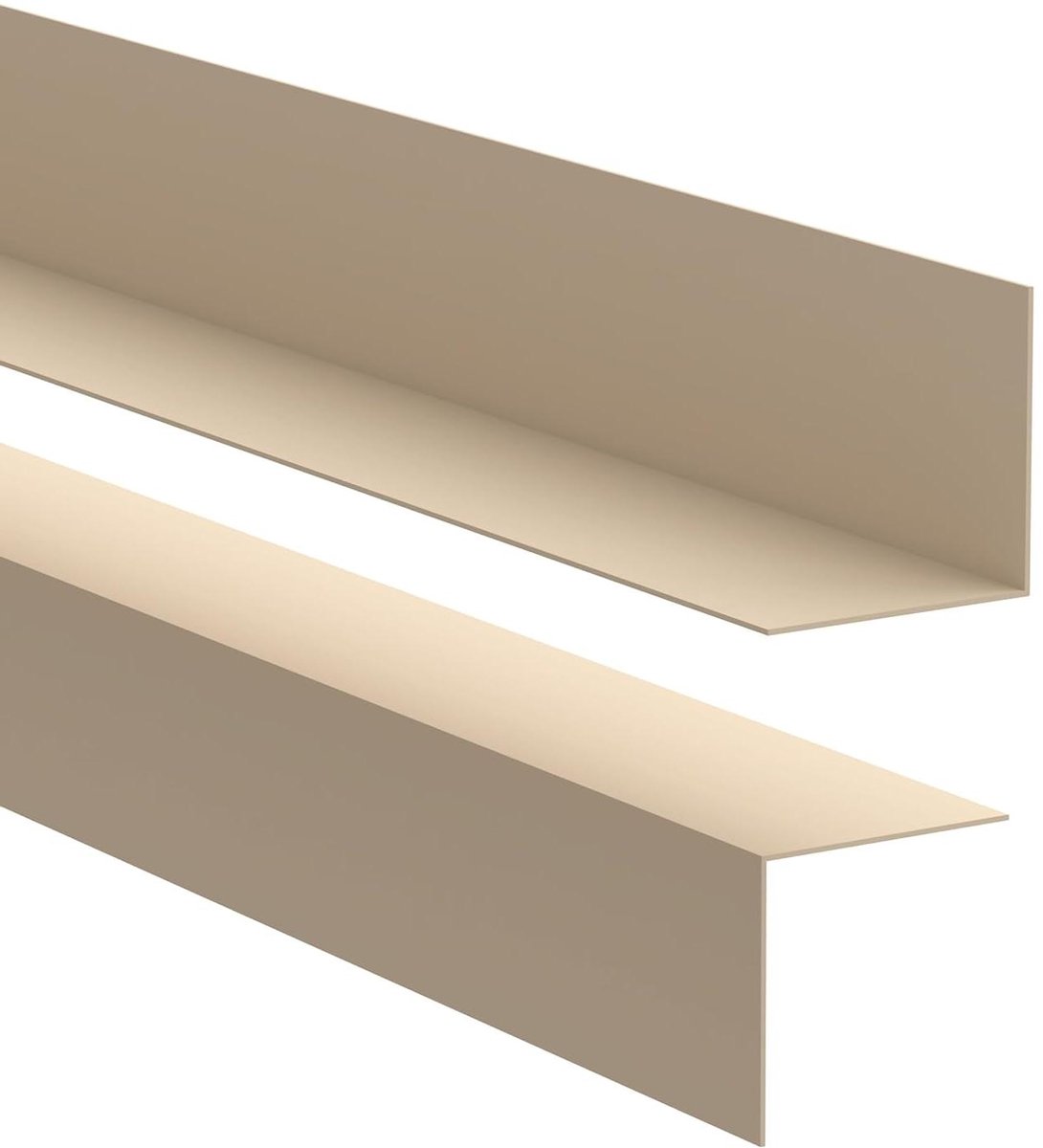 Sokkelprofiel PVC - Bodemprofiel Plint - Wandafwerking - Slagvast en slijtvast - 200 cm - Beige
