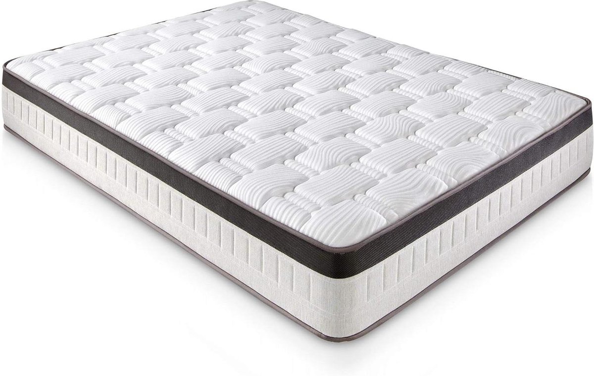 Supreme viscoelastic mattress 27 CM, medium hardness 150_X_190 brown