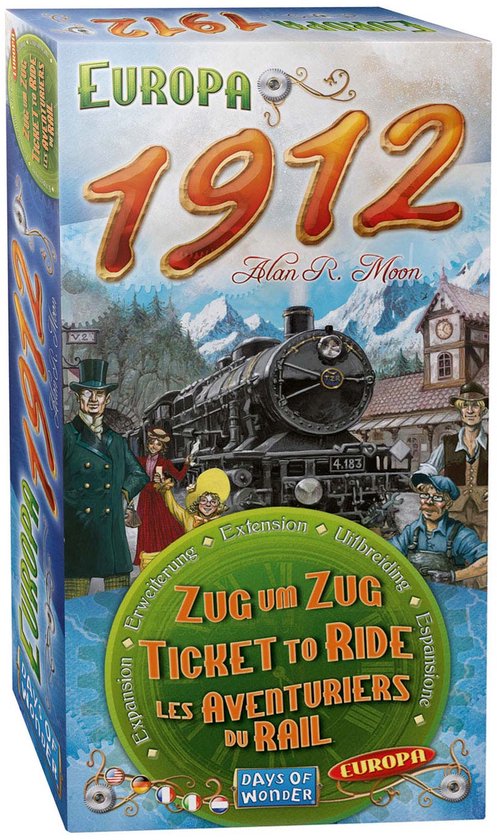 Days of Wonder - Ticket to Ride Europa 1912 - Uitbreiding voor Europe - Bordspel