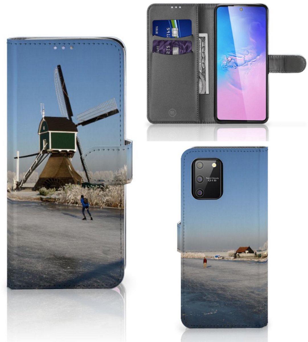 Samsung S10 Lite Flip Cover Schaatsers