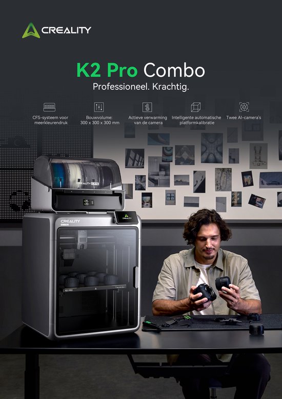 Creality K2 Pro Combo 3D Printer – Multicolor FDM CoreXY ...