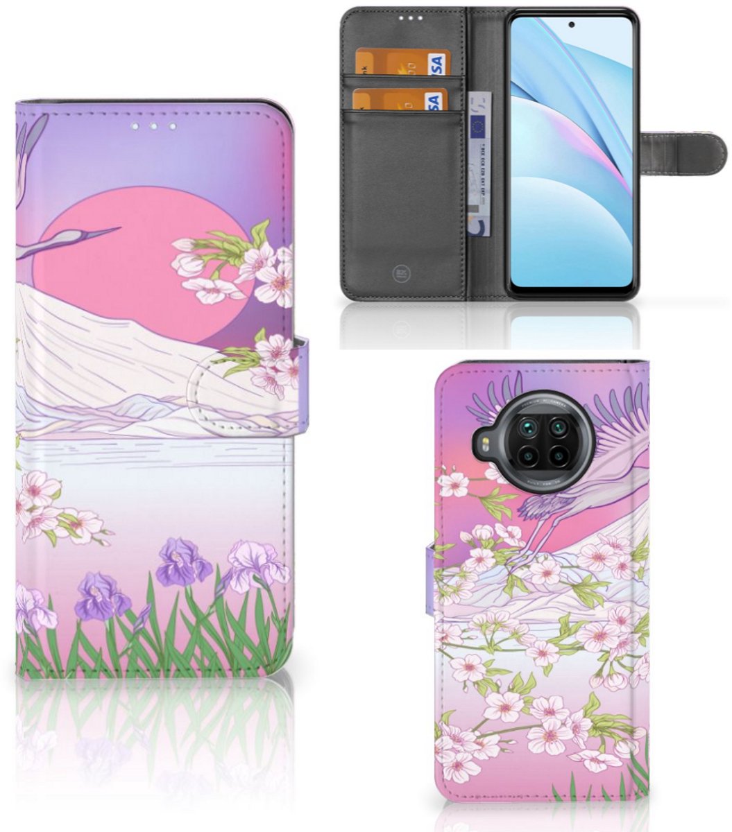 Xiaomi Mi 10T Lite Telefoonhoesje met Pasjes Bird Flying