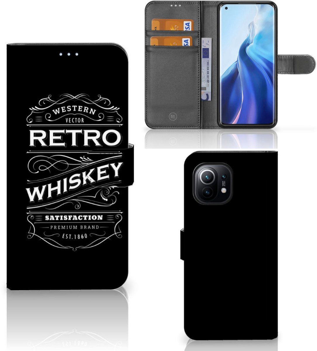 Xiaomi Mi 11 Book Cover Whiskey