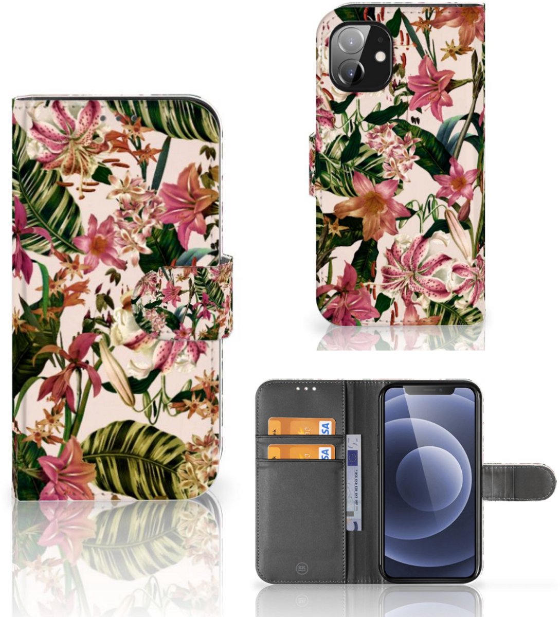 Apple iPhone 12 Mini Hoesje Flowers