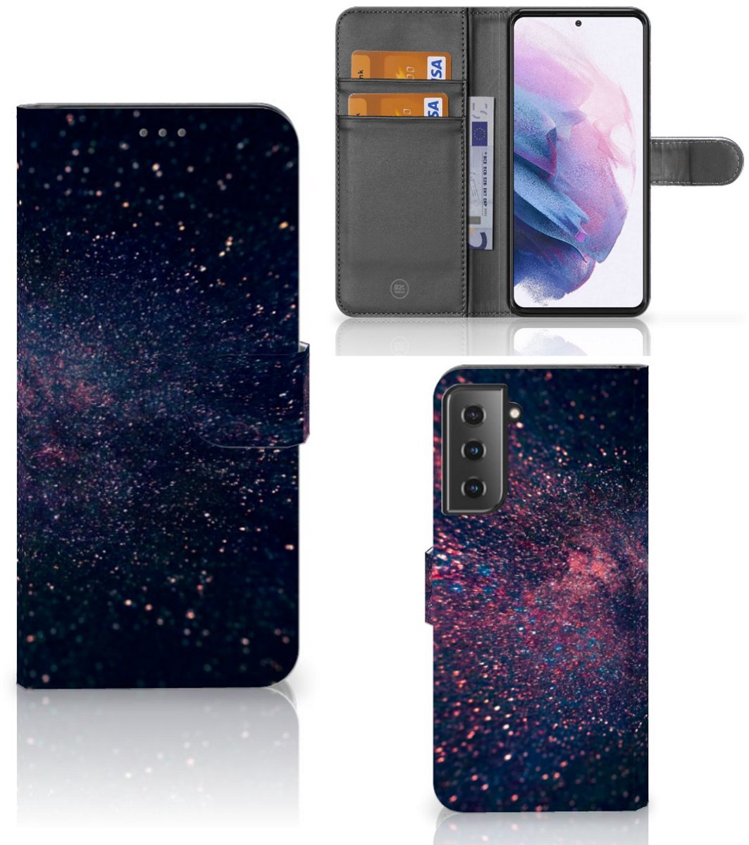 Samsung Galaxy S21 Plus Book Case Stars