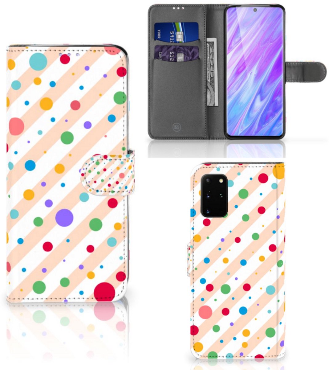Samsung Galaxy S20 Plus Telefoon Hoesje Dots