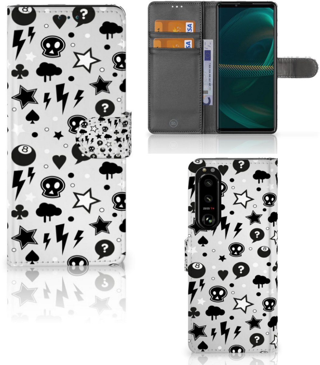 Telefoonhoesje met Naam Sony Xperia 5III Silver Punk