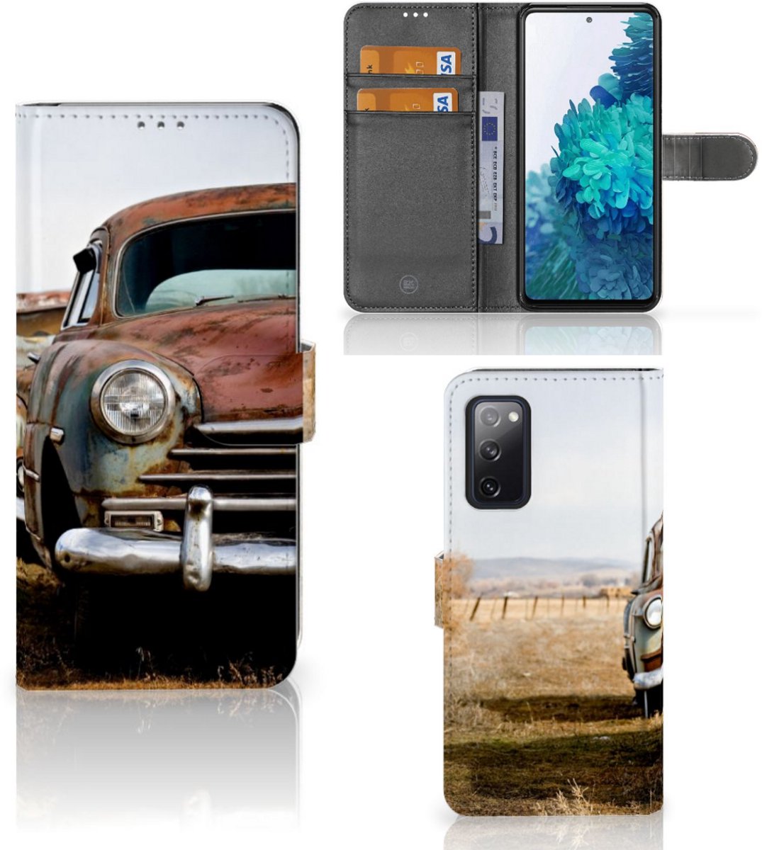 Samsung Galaxy S20 FE Telefoonhoesje met foto Vintage Auto