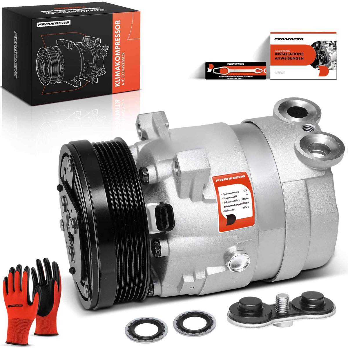 Frankberg 1x airconditioning compressor voor Opel