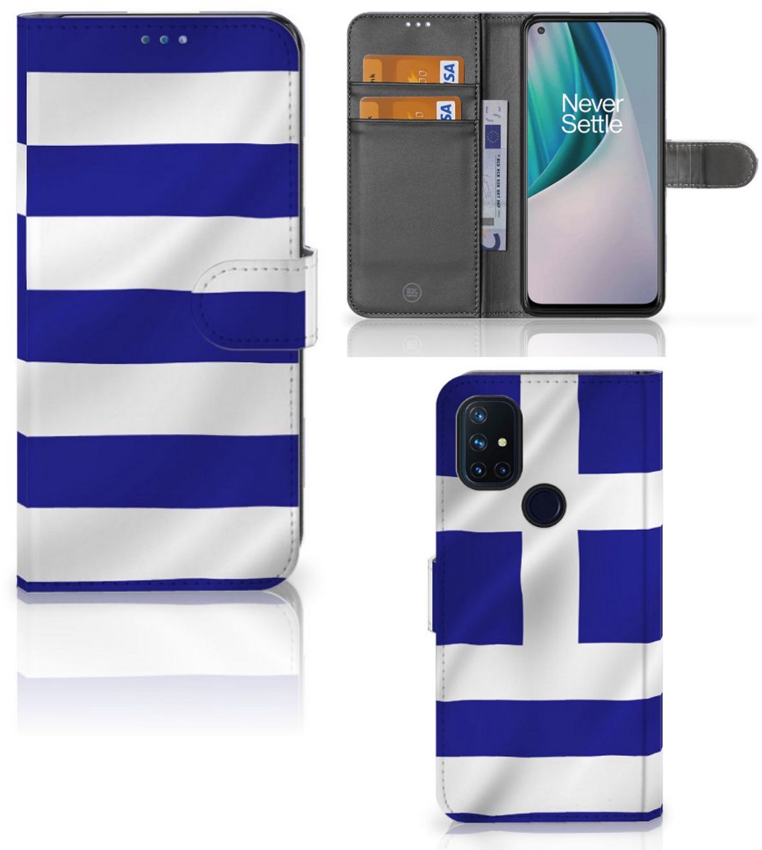OnePlus Nord N10 Bookstyle Case Griekenland