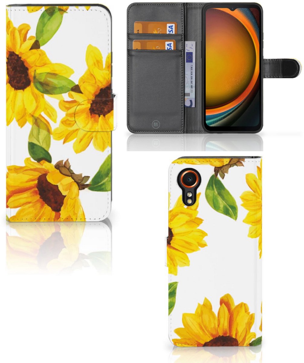 Hoesje voor Samsung Galaxy Xcover 7 Zonnebloemen