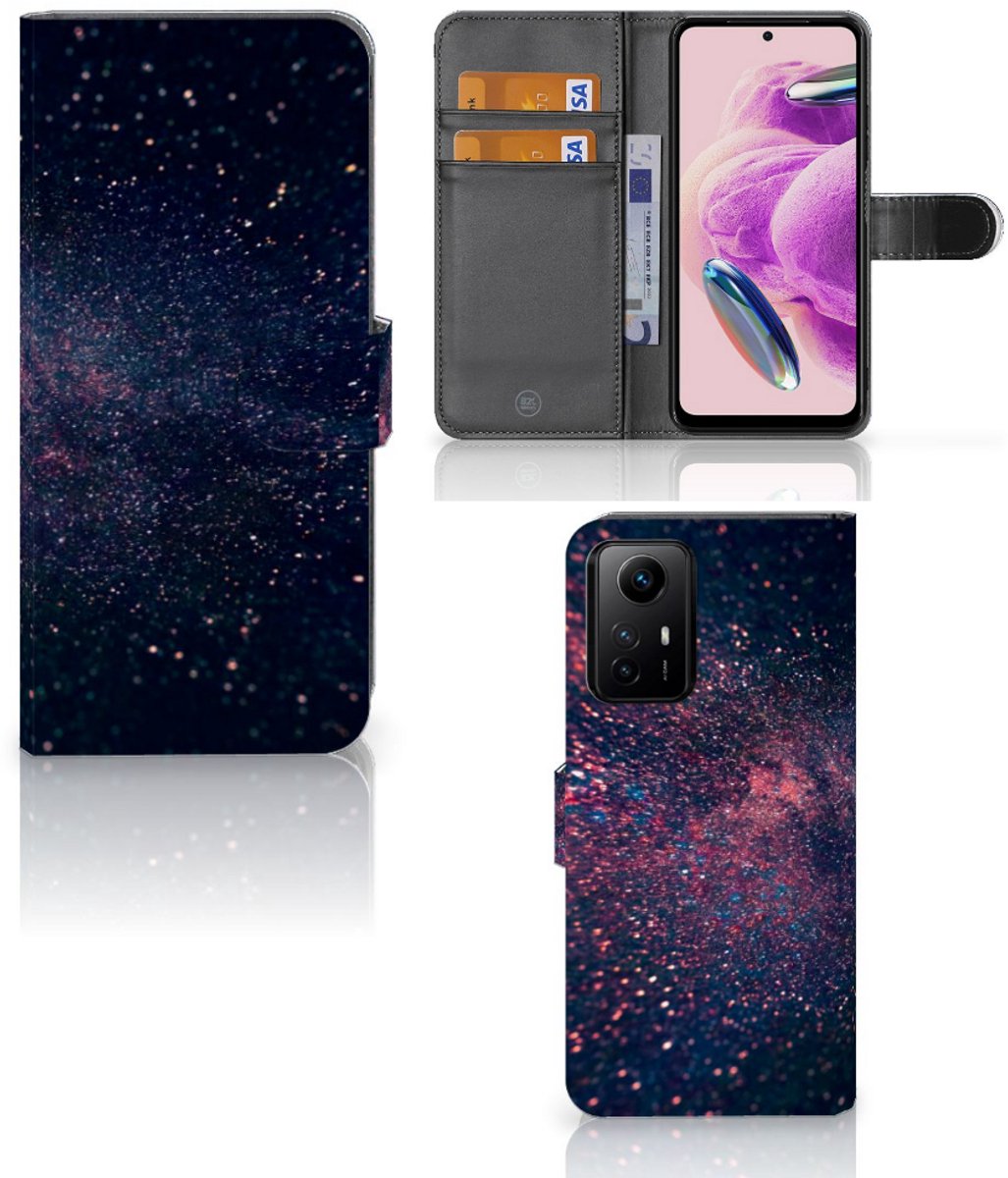 Xiaomi Redmi Note 12S Book Case Stars