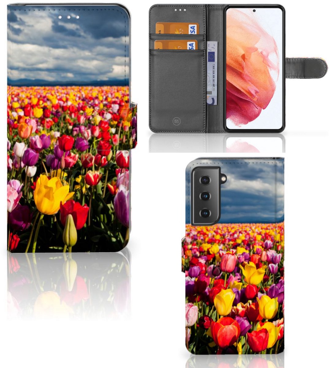 Samsung Galaxy S21 Hoesje Tulpen