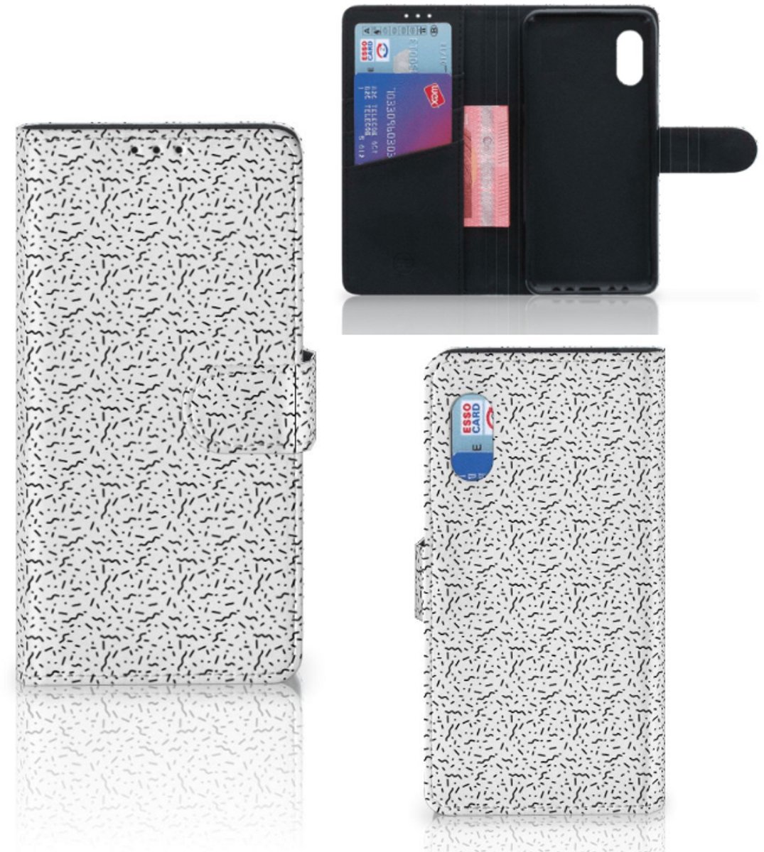 Samsung Xcover Pro Telefoon Hoesje Stripes Dots