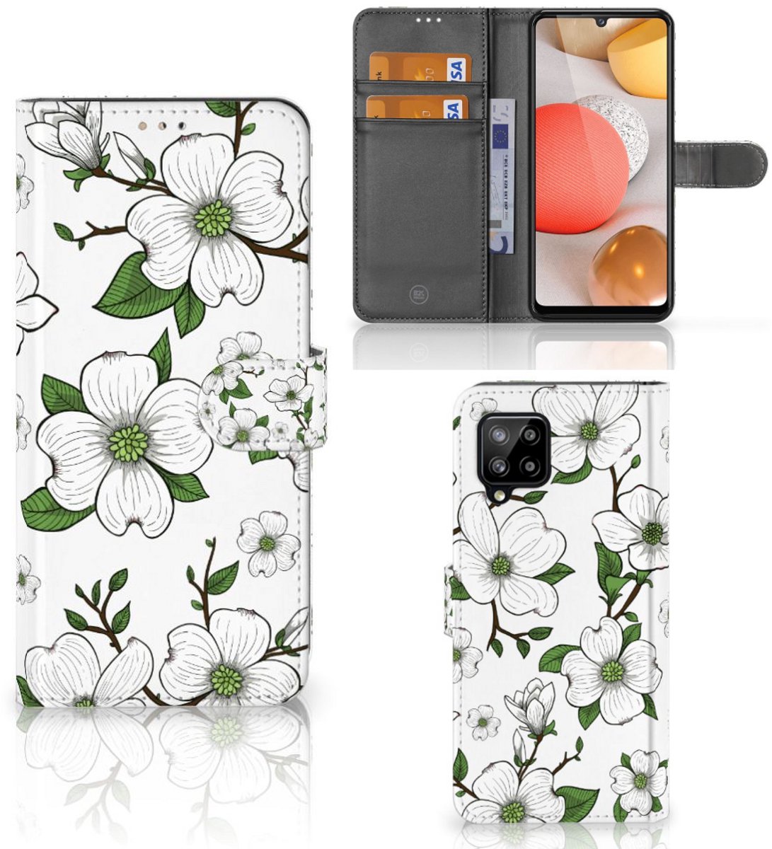 Samsung Galaxy A42 5G Hoesje Dogwood Flowers