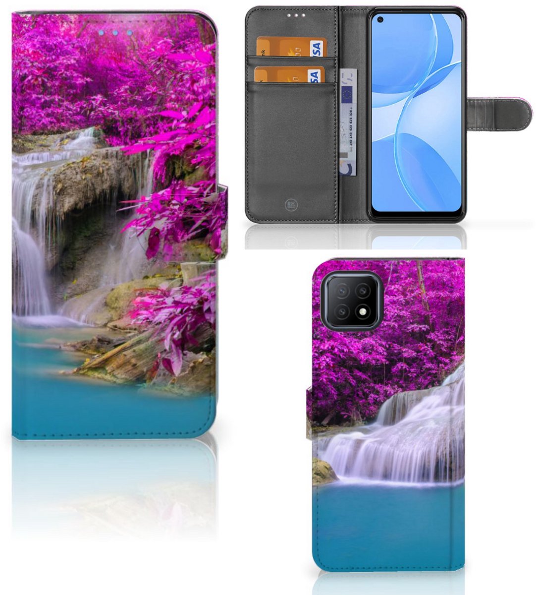 OPPO A73 5G Flip Cover Waterval