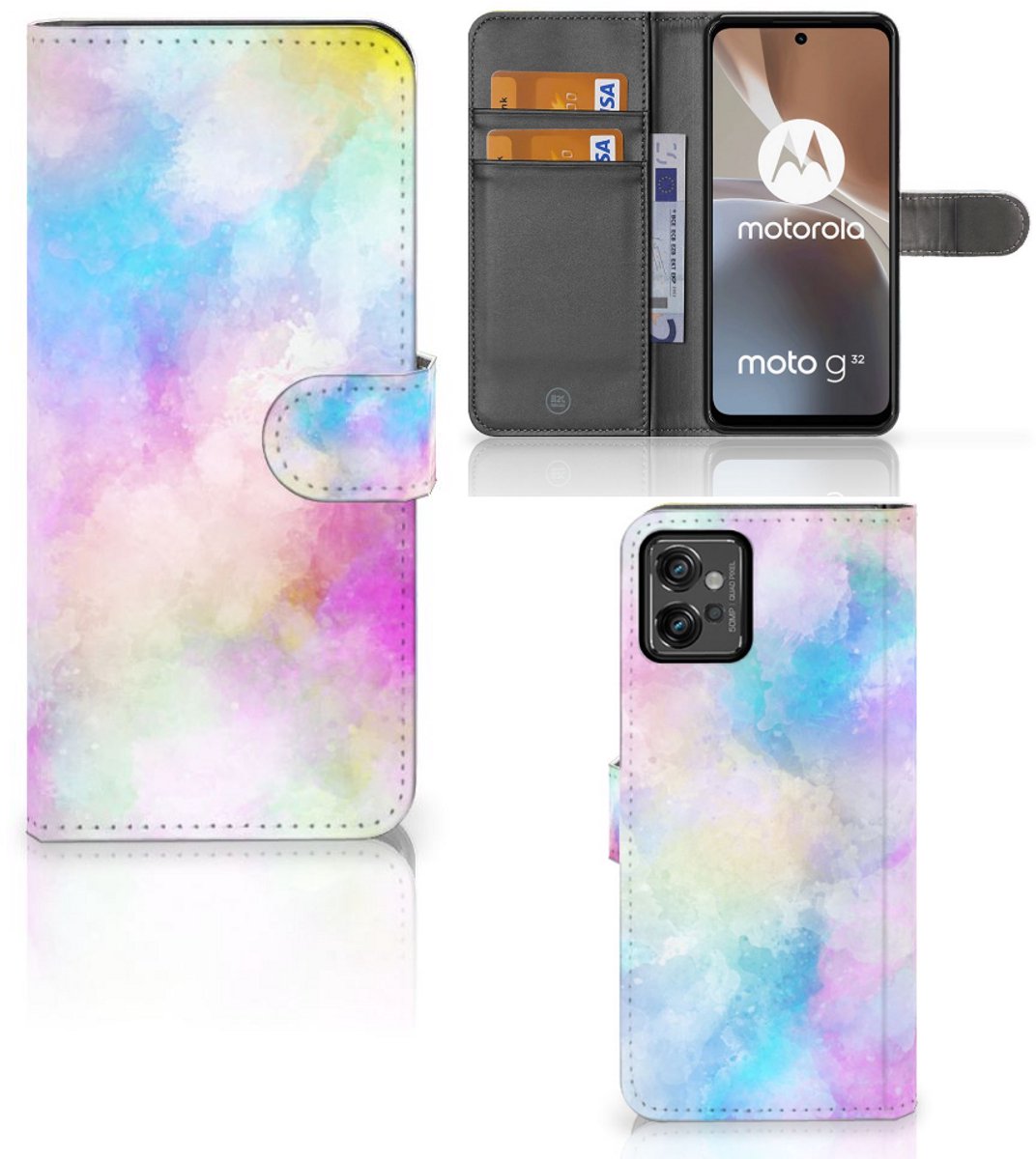 Hoesje Motorola Moto G32 Watercolor Light