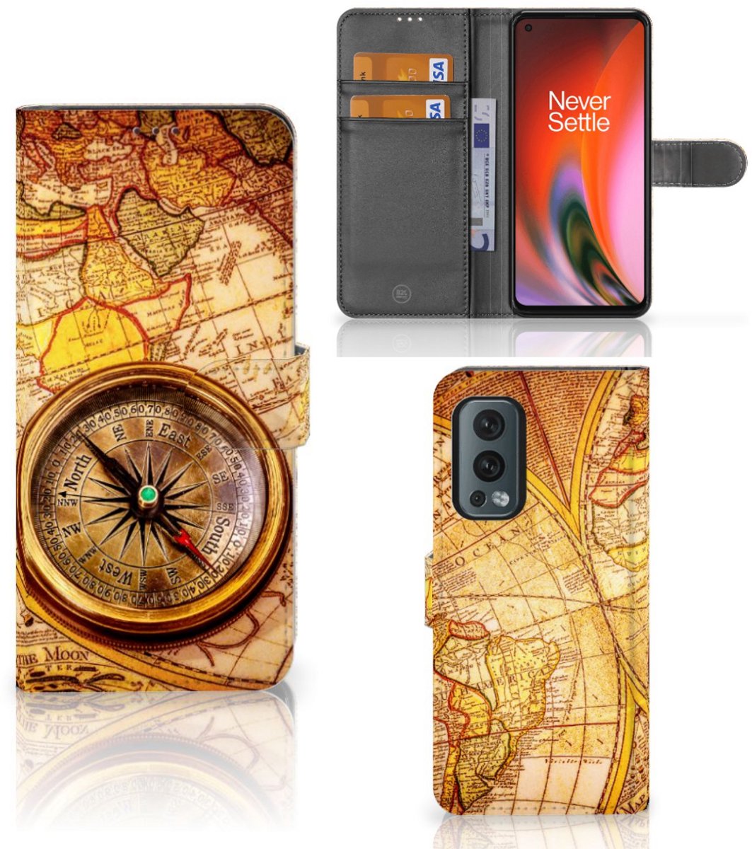 OnePlus Nord 2 5G Flip Cover Kompas