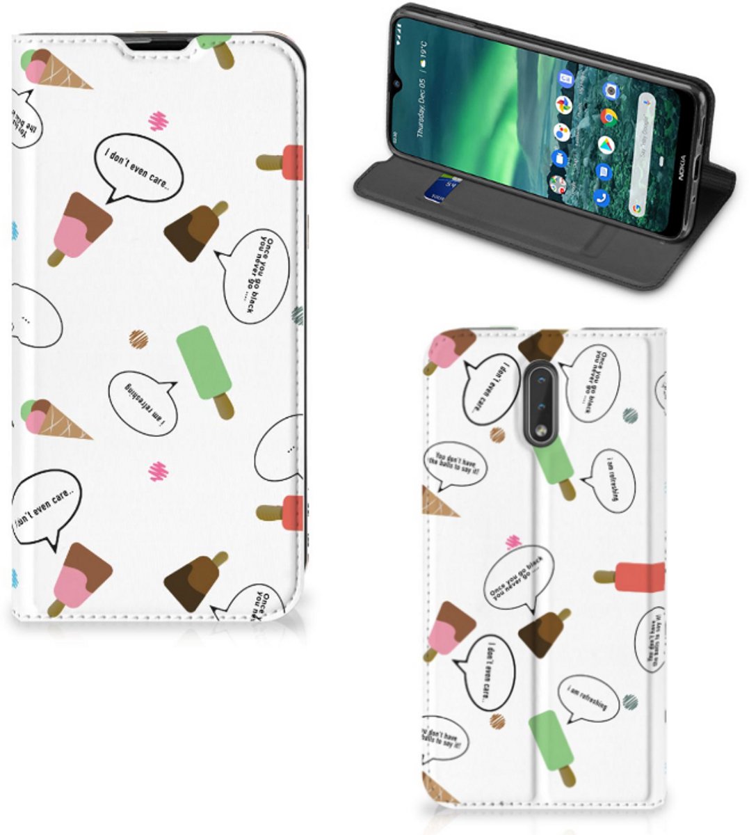 Nokia 2.3 Flip Style Cover IJsjes