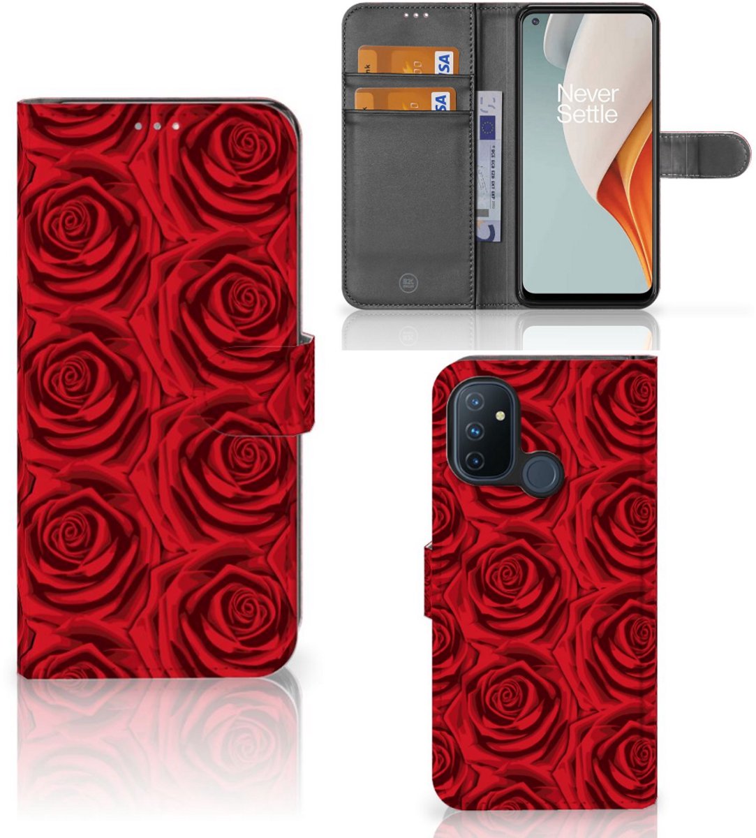 OnePlus Nord N100 Hoesje Red Roses
