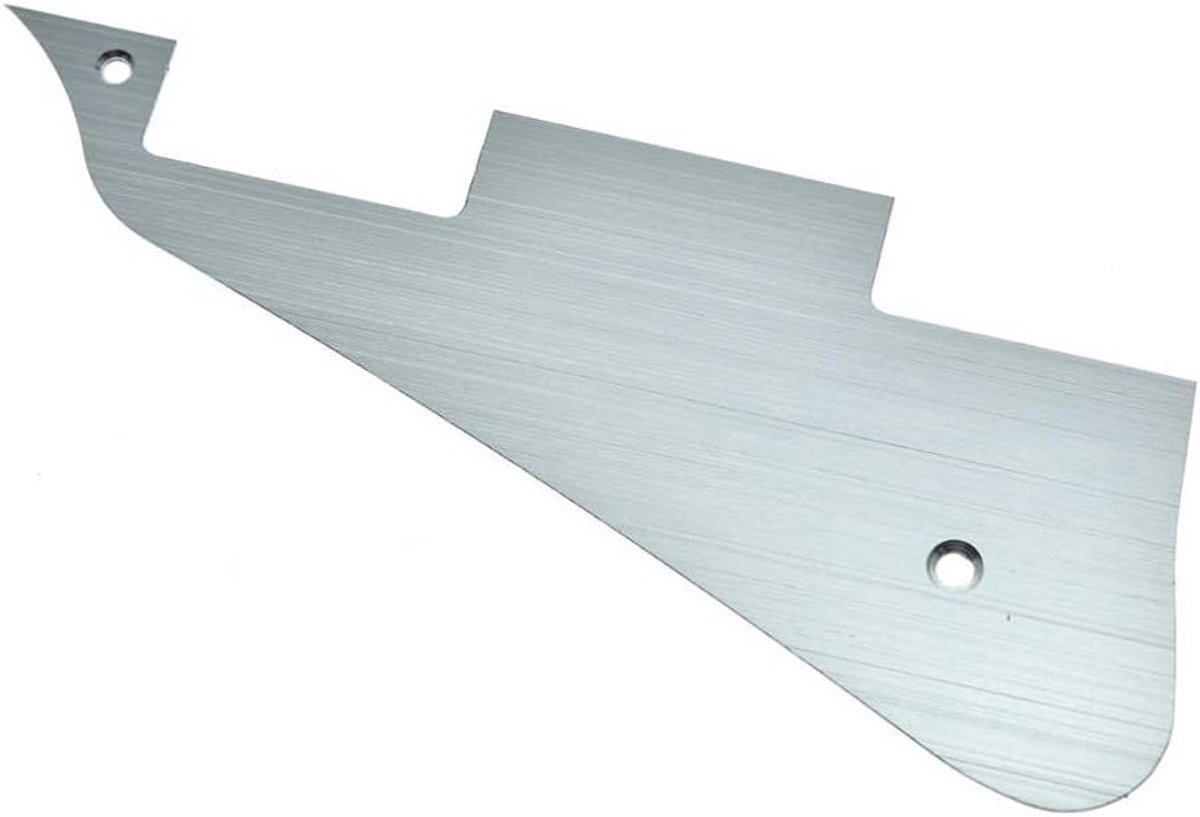 Aluminium Anodized LP Elektrische Gitaar Pickguard Scratch Plate voor Gibson Les Paul - Zilver, Lichtgewicht en Duurzaam
