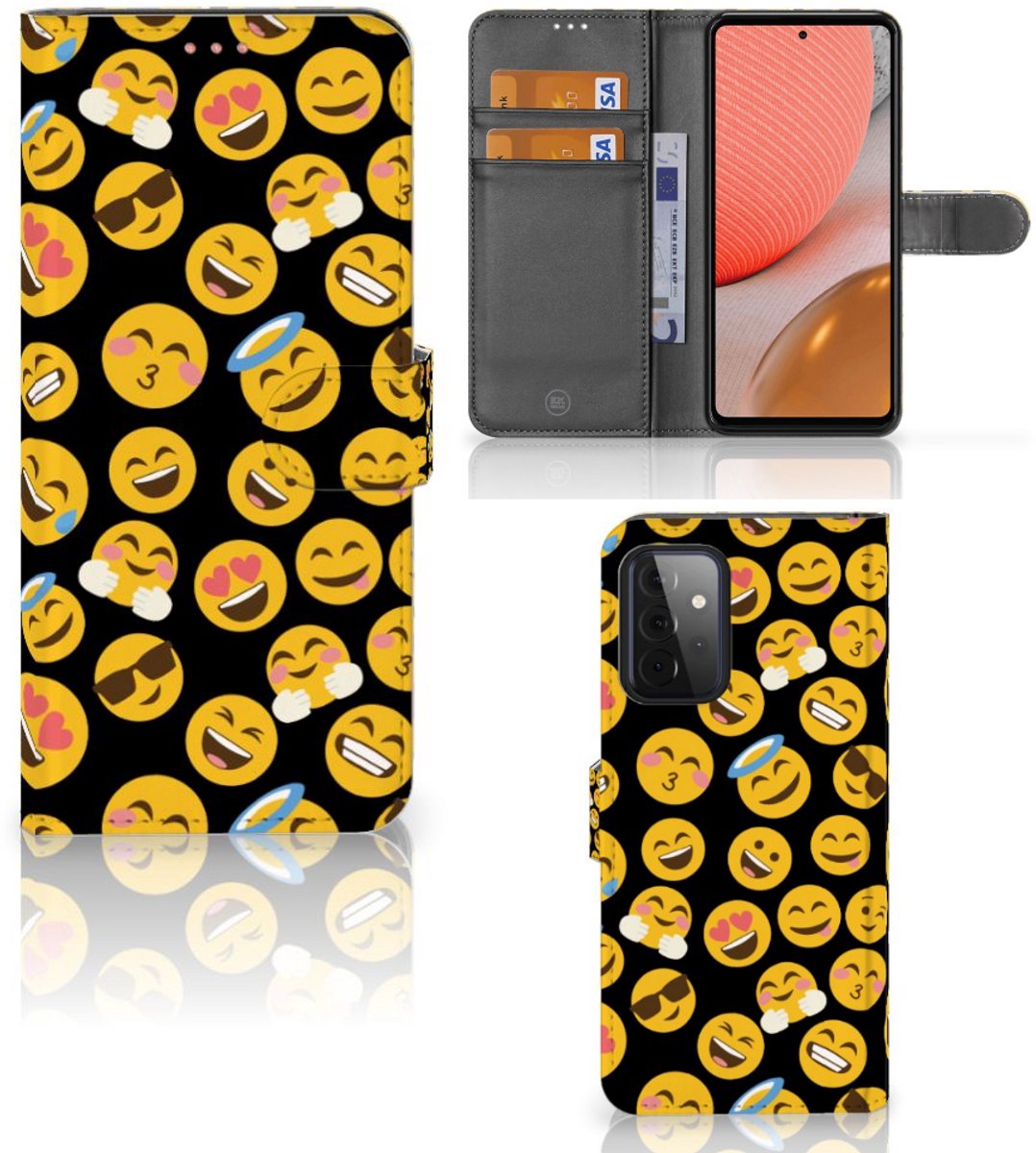 Samsung Galaxy A72 Telefoon Hoesje Emoji