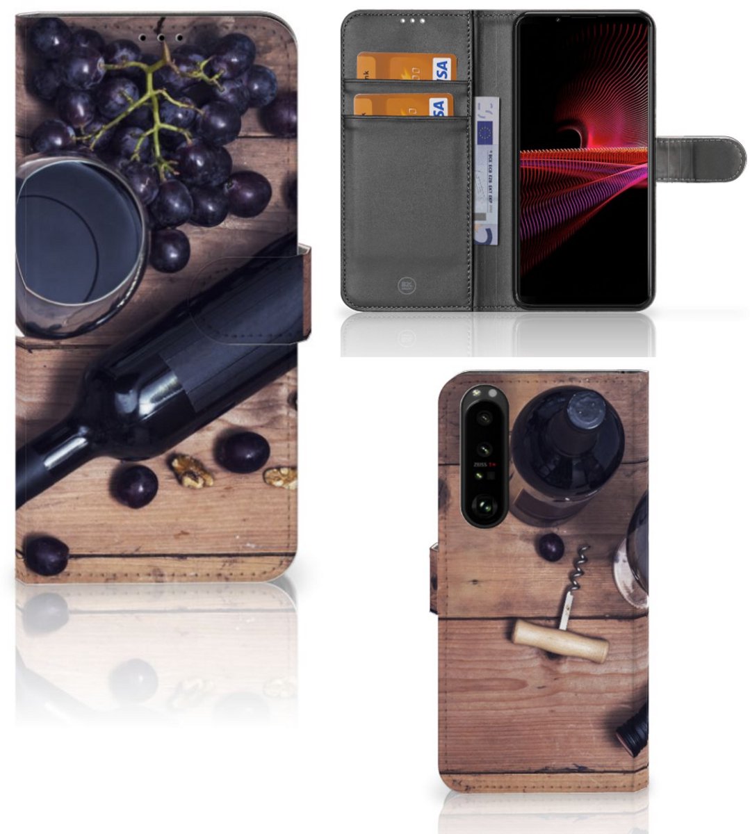 Sony Xperia 1 III Book Cover Wijn