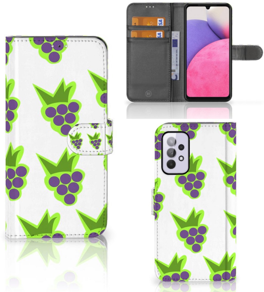 Samsung Galaxy A33 5G Book Cover Druiven