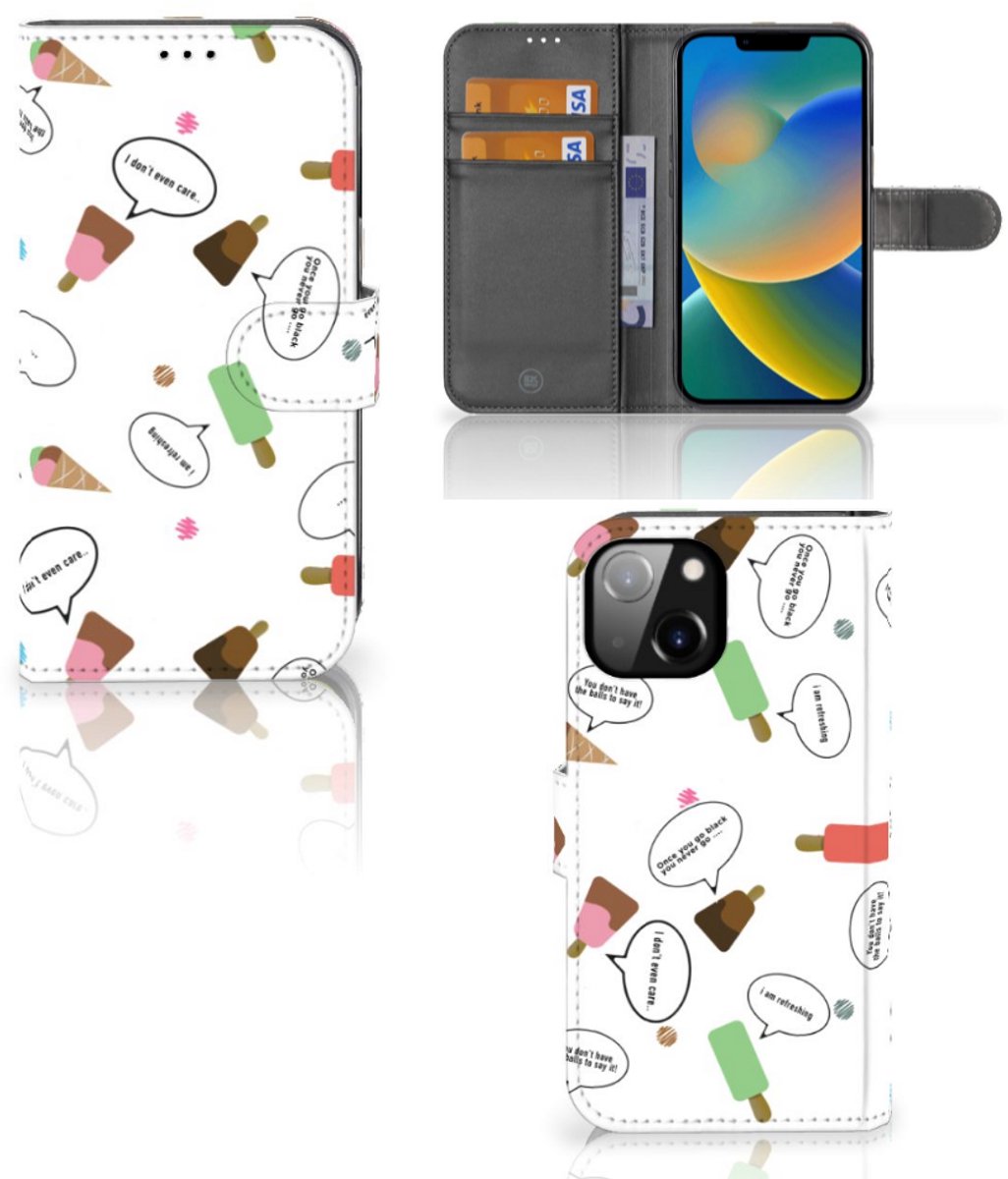 Apple iPhone 14 Book Cover IJsjes