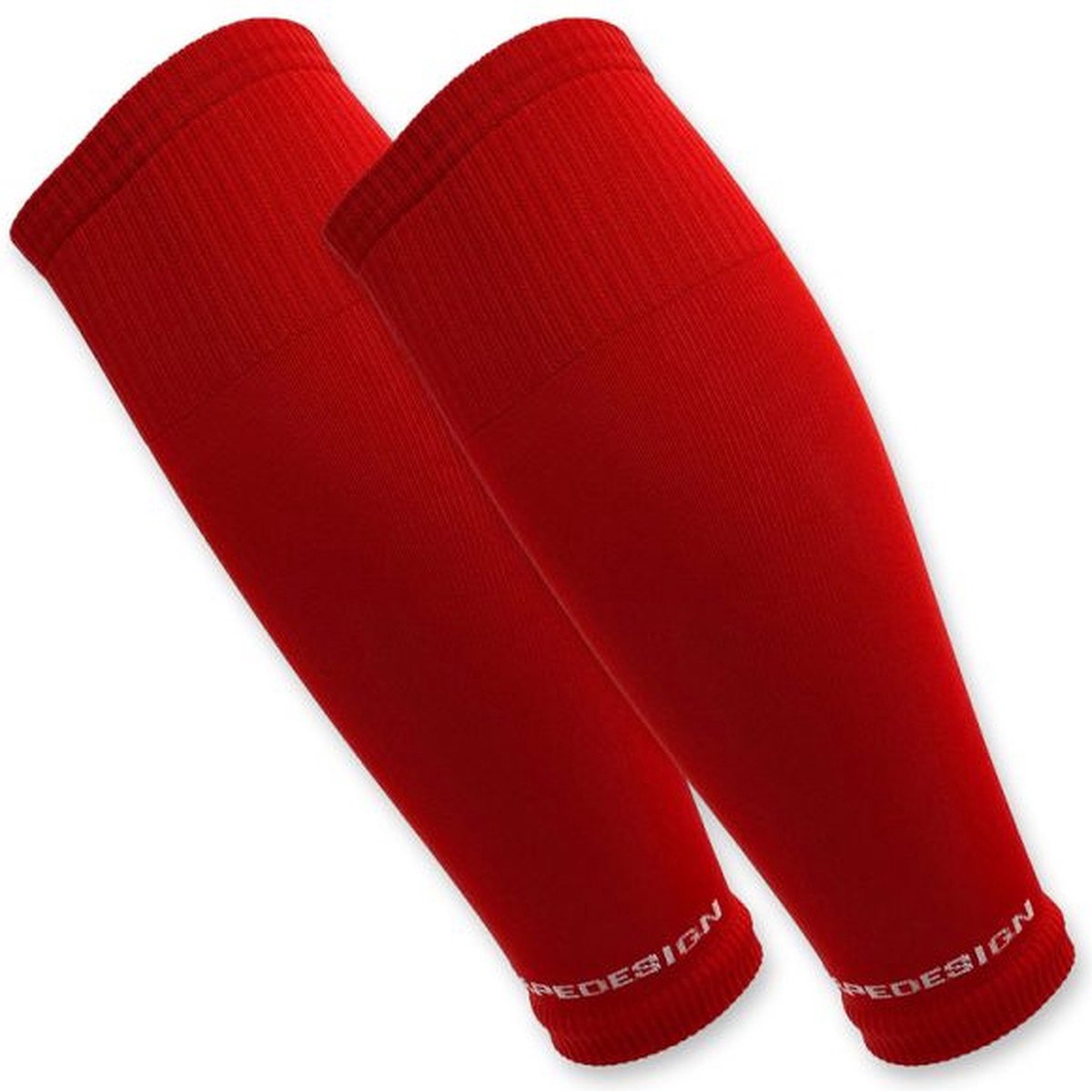 Tapedesign Tubes Voetbalkousen Voetloos - Rood | Maat: ONE SIZE