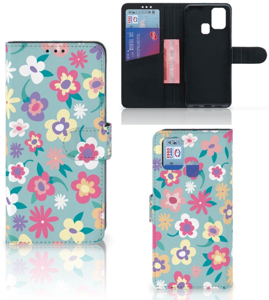 Samsung Galaxy M31 Hoesje Flower Power