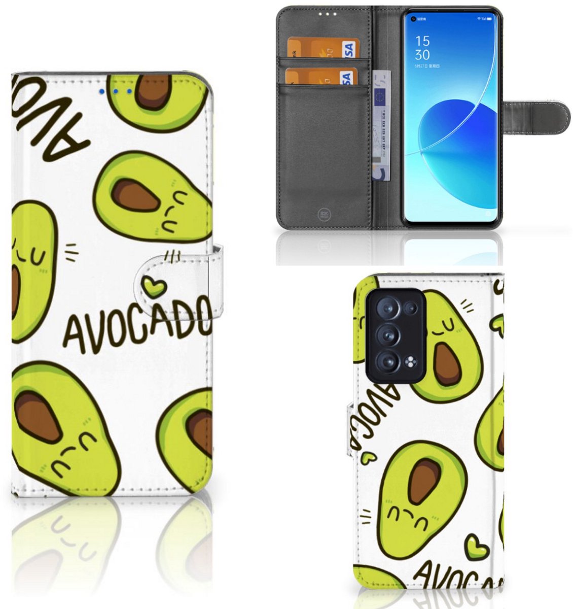 OPPO Reno 6 Pro Plus 5G Leuk Hoesje Avocado Singing